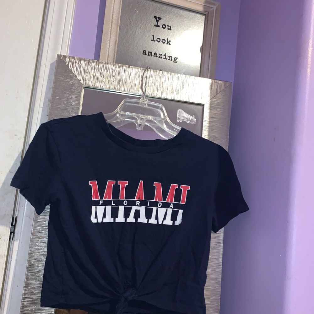 H&M knot crop top